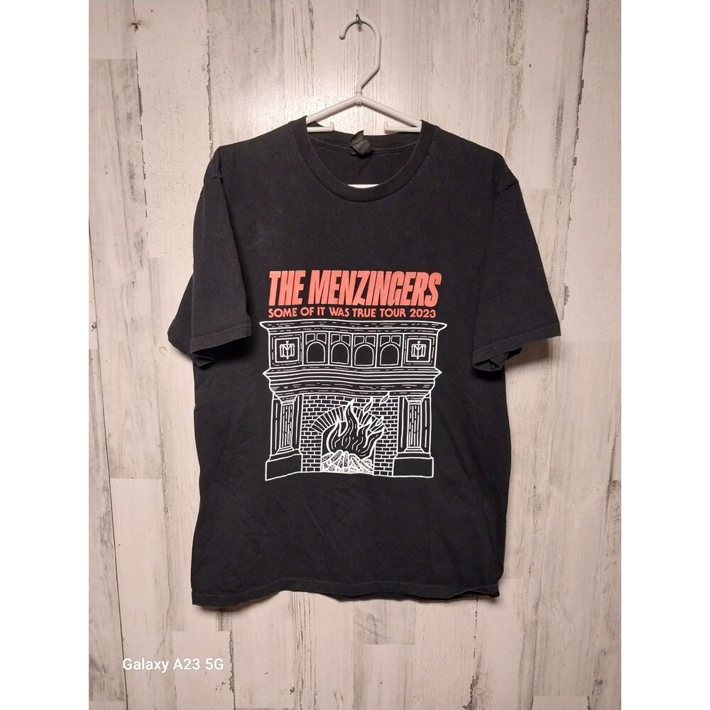 The Mezingers Band Tee Police Riot Shirt Mens Size Large Punk Rock